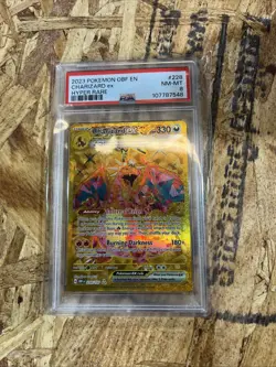 Pokemon TCG - Charizard ex GOLD - 228/197 Obsidian Flames - Mint PSA 9 - Image 1