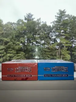 2 Pokemon TCG Sword & Shield Battle Styles Elite Trainer Box Set Factory Sealed - Image 2