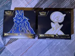 Pokemon Center Mega Evolution Gardevoir & Lucario ETB Elite Trainer Box Set Of 2 - Image 1