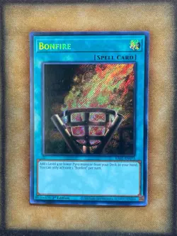 Yugioh Bonfire RA03-EN073 Secret Rare 1st Ed NM - Image 1