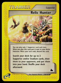 Pokemon Card - Relic Hunter Skyridge 120/144 Uncommon - Image 1