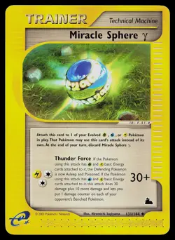 Pokemon Card - Miracle Sphere Gamma Skyridge 131/144 Uncommon - Image 1