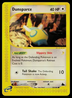 Pokemon Card - Dunsparce Skyridge 53/144 Common - Image 1
