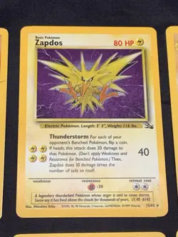Vintage Rare Holo Pokemon Card Lot WOTC 1999 Base Set, Jungle, Fossil - MP/HP - Image 3