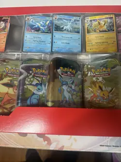 Pokemon Prismatic Evolutions Mini Tin 8-Pack Costco Exclusive Sealed *Loose Card - Image 4