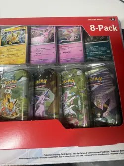 Pokemon Prismatic Evolutions Mini Tin 8-Pack Costco Exclusive Sealed *Loose Card - Image 5