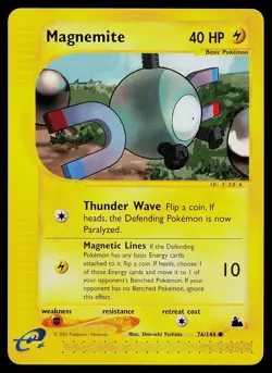 Pokemon Card - Magnemite Skyridge 76/144 Common - Image 1
