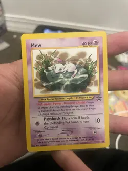 MEW Pokemon Card - 2002 WOTC Black Star Pokemon League Promo - #47 - NM (A) - Image 1