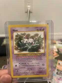 MEW Pokemon Card - 2002 WOTC Black Star Pokemon League Promo - #47 - NM (A) - Image 3
