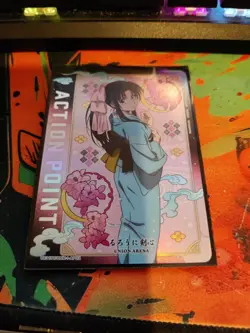 Union Arena Card Rurouni Kenshin Kamiya Kaoru Action Point AP ENGLISH FOIL - Image 1