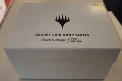 MTG Secret Lair Drop Series: BLACK IS MAGIC foil Edition Sealed box! - Image 2