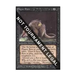 WOTC MtG Collector's Ed Plague Rats (CE) (C) NM - Image 1