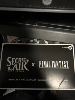 1x Secret Lair x Final Fantasy: Weapons JAPANESE Foil Sealed - Magic MTG x1 - Image 1