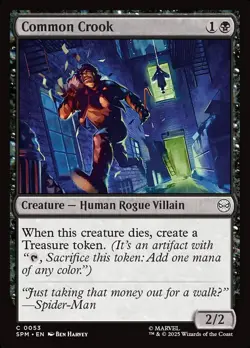 MTG Spider-Man C Common Crook #0053 PLAYSET 4X X4 - Image 1