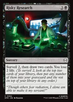 MTG Spider-Man C Risky Research #0062 PLAYSET 4X X4 - Image 1