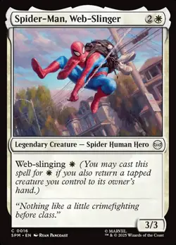 MTG Spider-Man C Spider-Man, Web-Slinger #0016 PLAYSET 4X X4 - Image 1