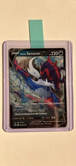 Pokemon BSP Black Star Promo Hisuian Hisuian Samurott V SWSH239 - Image 1