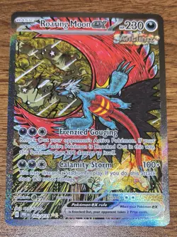 POKEMON Prismatic Evolutions ROARING MOON EX SIR Special Illustration 162/131 - Image 1