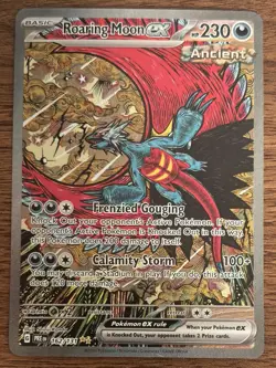 POKEMON Prismatic Evolutions ROARING MOON EX SIR Special Illustration 162/131 - Image 2
