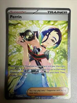 2024 Pokemon Perrin 220/167 Special Illustration Rare Twilight Masquerade SIR - Image 1