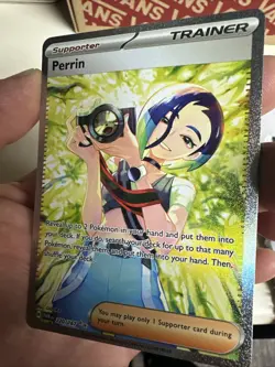 2024 Pokemon Perrin 220/167 Special Illustration Rare Twilight Masquerade SIR - Image 4