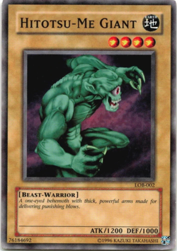 Hitotsu-Me Giant - LOB-002 - Common Unlimited Yugioh TCG Card - Image 1