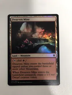 Dwarven Mine Foil MTG Magic the Gathering Card NM Near Mint ELD - Image 1