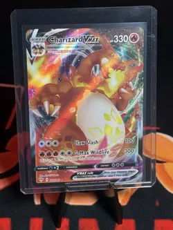 Pokemon Holo Charizard VMAX Darkness Ablaze Ultra Rare Full Art 020/189 NM Card - Image 1