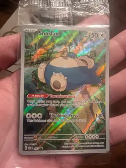 Pokemon TCG Scarlet/Violet 151 Snorlax Holo 051 ETB Sealed Promo Card QTY - Image 1