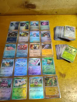 Pokemon Card Lot of 130 Master Ball Poke Ball Reverse Holo & Holo Pokemon Cards - Image 1