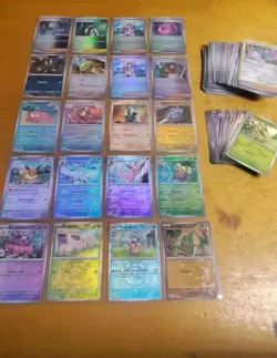 Pokemon Card Lot of 130 Master Ball Poke Ball Reverse Holo & Holo Pokemon Cards - Image 3