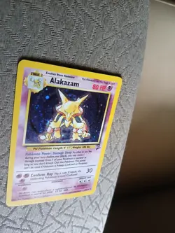 Alakazam 1/130 Base Set 2 2000 Pokemon Card Holo Rare - Image 2