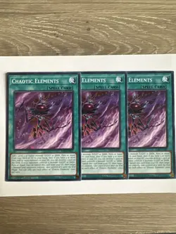 ALIN-EN067 Chaotic Elements 3-Pack Alliance Insight Common Card NM 1st - Image 1