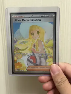 Lillie’s Determination 184/132 SIR Mega Evolution Pokemon Card - Image 1