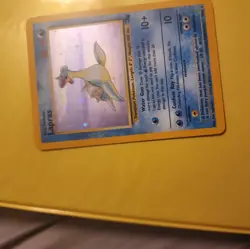 Pokemon Lapras 1999 Fossil 10/62 Holo Rare Holographic Foil Card - Image 3