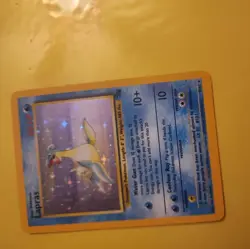 Pokemon Lapras 1999 Fossil 10/62 Holo Rare Holographic Foil Card - Image 4