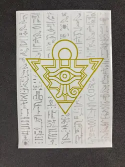 (50)YUGIOH Small Sized Millenium Puzzle Card Sleeves White 63X90mm - Image 3