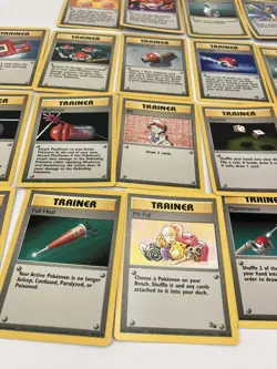 VINTAGE Pokemon lot of 22 TCG Base Set Jungle Fossil Trainer Card WOTC All NM-LP - Image 3