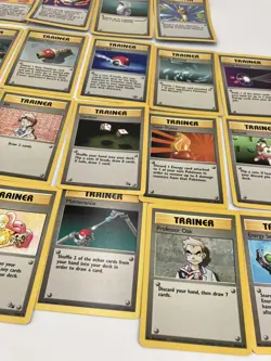 VINTAGE Pokemon lot of 22 TCG Base Set Jungle Fossil Trainer Card WOTC All NM-LP - Image 4