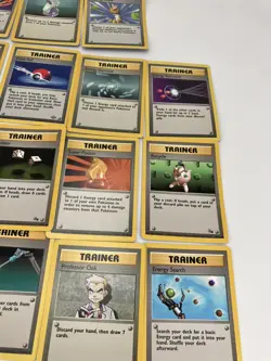 VINTAGE Pokemon lot of 22 TCG Base Set Jungle Fossil Trainer Card WOTC All NM-LP - Image 5