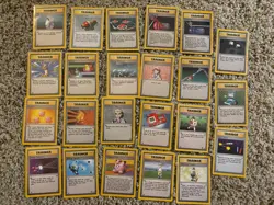 Vintage Pokemon Trainer Card Lot x23 - 1999-2001 Great Condition! - Image 1