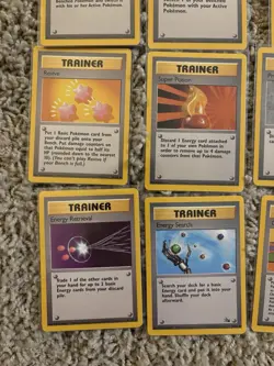 Vintage Pokemon Trainer Card Lot x23 - 1999-2001 Great Condition! - Image 2