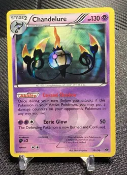 Chandelure 101/99 Black & White Next Destinities Secret Rare Card - Image 1