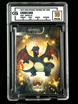 Shining Charizard CG Pristine 10 Card Database Pokemon Nintendo 2025 - Image 1
