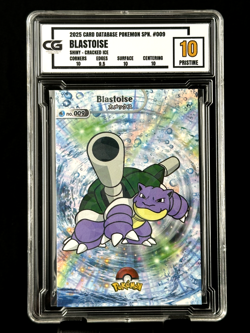 Shining Blastoise CG Pristine 10 Card Database CGC PSA Pokemon Nintendo 2025 - Image 1