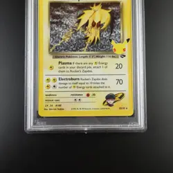 PSA 10 Rocket's Zapdos Pokemon Celebrations Classic Collection Holo Graded Card - Image 3