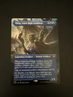 Urza, Lord High Artificer (Borderless) Dominaria Remastered Reg #423 Free Ship - Image 1