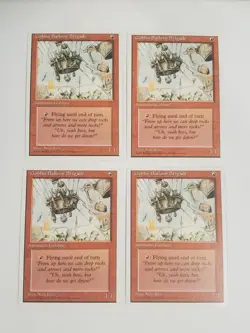 MTG Playset 4x Goblin Balloon Brigade (4th Edition/Red/U) - BGM - Image 1