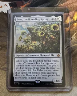 MTG Bloomburrow Beza, the Bounding Spring NM - Image 1