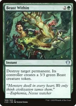 Beast Within Commander 2020 Uncommon NM Magic: The Gathering 168 Normal - Image 1